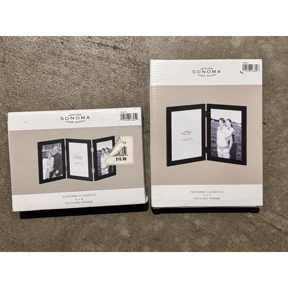 PHOTO FRAME Sonoma Lot Of 2 New 5”x7” And 4”x6”